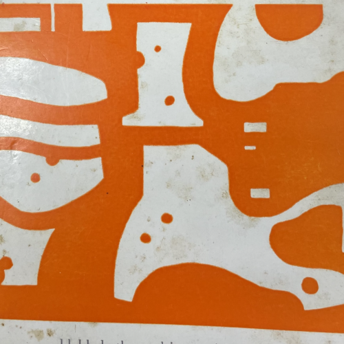 a book cover from the 1970s showing an orange design and the words MALTA THE NEW POETRY