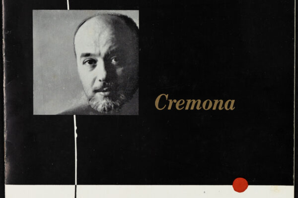 Emvin Cremona exhibition pamphlet, courtesy of The Cremona Family Archives