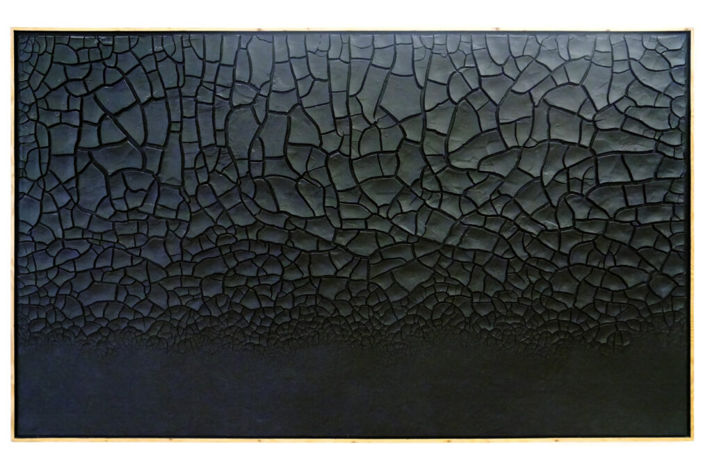 Alberto Burri, Grande Creto Nero, 1977, via: https://takingtangent.wordpress.com/2012/06/17/louvre-dorsay-pompidou/
