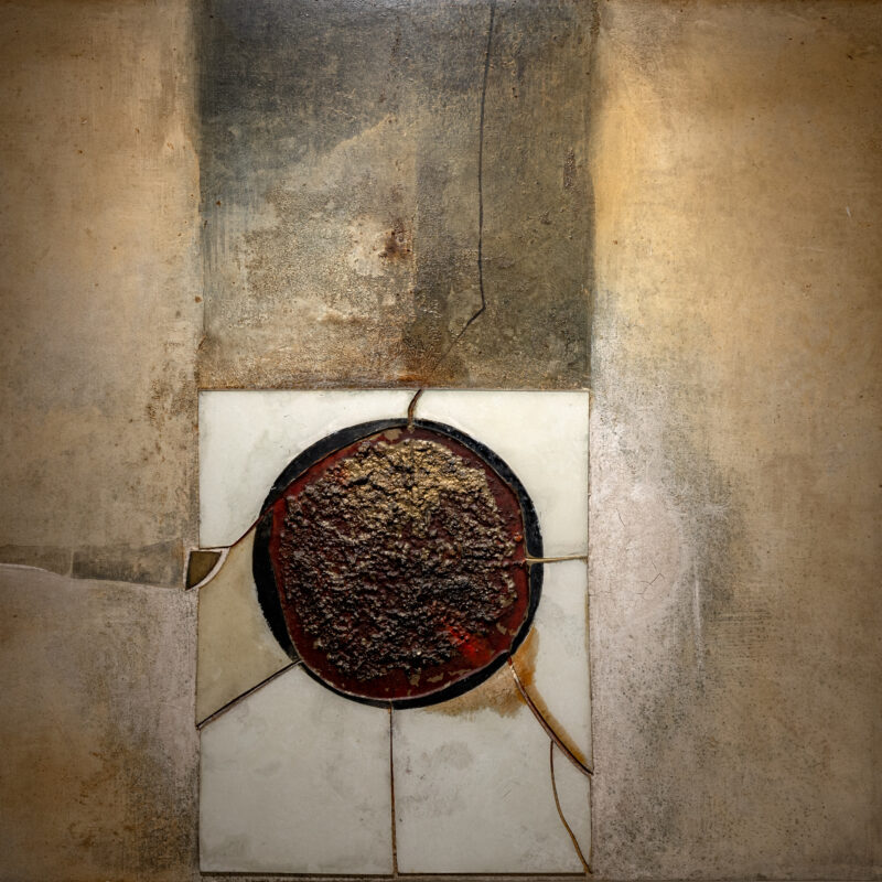 Emvin Cremona glass collage artwork